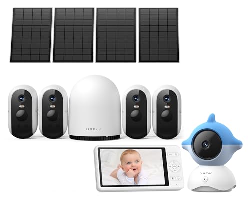 4-Camera 2K PTZ Baby Monitor with 5.5-Inch Display
