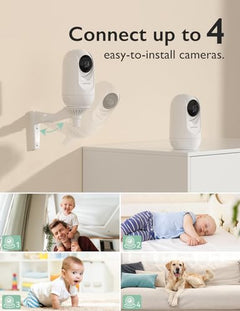 Momcozy 1080P BM01 Video Baby Monitor with Camera and Audio