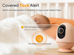 Monai 4K WiFi Baby Monitor with Camera and Audio, Smart App, AI Pan-Tilt