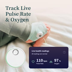 Pulse Oxygen Baby Monitor Sock with 1080P WiFi Camera