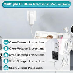Charger – 2-Pack 5V Power Cord, VTech VM901/VM919/VM819 Compatible