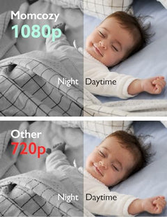 Momcozy 1080P BM01 Video Baby Monitor with Camera and Audio