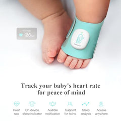Smart Baby Breathing Monitor with 2.5K PTZ Camera, Sleep Tracking & App-Controlled Health Alerts