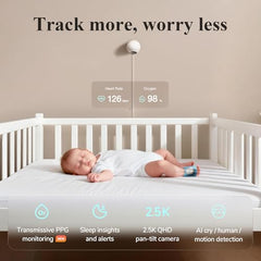 Smart Baby Sock Monitor Bundle with 2.5K HD Camera