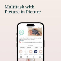 Pulse Oxygen Baby Monitor Sock with 1080P WiFi Camera