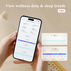 Smart Baby Breathing Monitor with 2.5K PTZ Camera, Sleep Tracking & App-Controlled Health Alerts