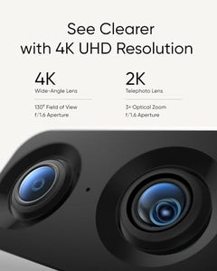 Dual-Camera 4K WiFi Baby Monitor with Smart Display