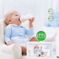 1080P Split-Screen Baby Monitor with 7-Inch Screen