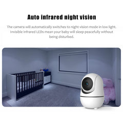 2-Camera Split-Screen Baby Monitor with 7-Inch Screen