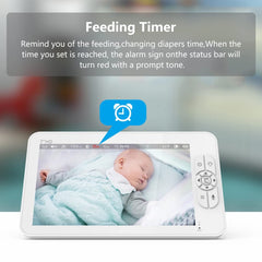2-Camera Split-Screen Baby Monitor with 7-Inch Screen