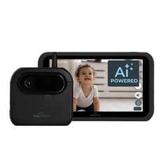 AI Smart Wireless Baby Car Monitor with Cry/Laugh Detection, Virtual Fence & 1000ft Night Vision Range