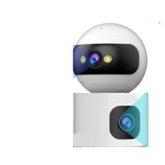 4K Dual-Lens Smart WiFi Auto-Tracking Security Baby Monitor Camera