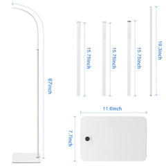 Baby Monitor Floor Stand – 67" Adjustable Height, 1/4" Screw Mount, Universal Compatibility