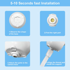 Baby Monitor – 5" IPS, No WiFi, Long Battery, VOX Mode, Portable Camera, Audio & Video