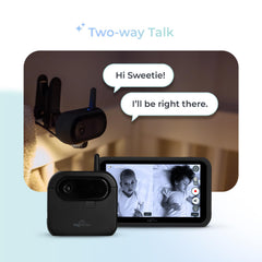 AI-Powered Wireless Baby Car Monitor with Virtual Fence, 1000ft Range & Safety Alerts, Add-On Camera Kit