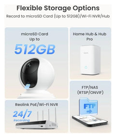 5MP WiFi Baby Monitor Camera with Auto Tracking