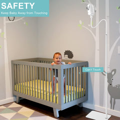 Baby Monitor Floor Stand – Adjustable Holder, Universal Compatibility