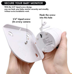 Baby Monitor Mount – Corner Shelf, DXR-8 & Arlo Compatible
