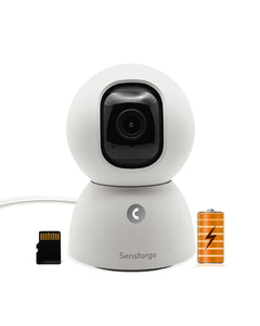 Security Camera – 2.5K, PTZ, 360° WiFi, AI Human & Pet Detection