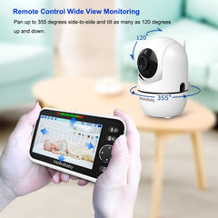 No-WiFi 2-Camera PTZ Baby Monitor
