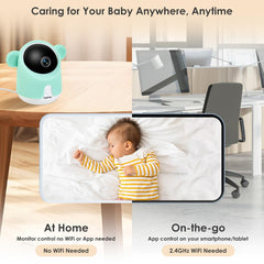 1080P WiFi Baby Monitor with Camera and Audio