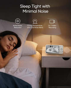 Baby Monitor – WiFi/No WiFi, PTZ, 24/7 Recording, Built-in Battery