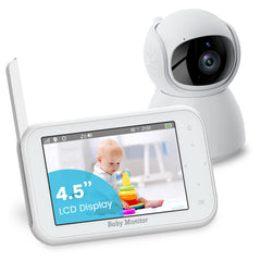 4.5-Inch PTZ Video Baby Monitor with Long Range