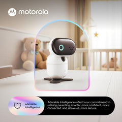 WiFi HD Baby Monitor with AI Cry Detection, 5-Inch Touch Screen & App Monitoring