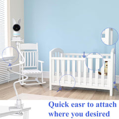 Baby Monitor Mount – Flexible Holder, Universal Compatibility
