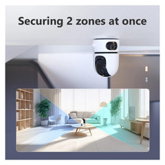 Dual-Lens PTZ WiFi Baby Monitor Camera