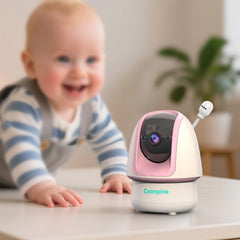Baby Monitor – 5" HD Screen, Dual Camera, No WiFi, PTZ, Night Vision, Motion & Sound Detection