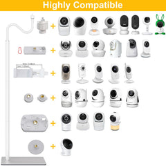 Baby Monitor Floor Stand – Adjustable Holder, Universal Compatibility