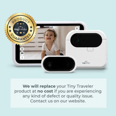 No-WiFi Touch Screen Baby Car Monitor for 2 Kids