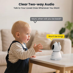 2K WiFi Baby Monitor with 5-Inch Screen