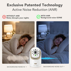 No-WiFi 720P HD Baby Monitor with 5-Inch Display, PTZ Camera & Interchangeable Lenses