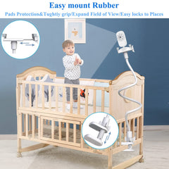 Baby Monitor Floor Stand – Flexible Adjustable Mount, Universal Compatibility