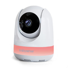 No-WiFi Split-Screen HD Video Baby Monitor with Night Light & Audio