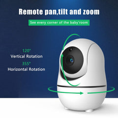 2-Camera Split-Screen Baby Monitor with 7-Inch Screen