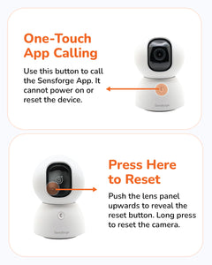 Security Camera – 2.5K, PTZ, 360° WiFi, AI Human & Pet Detection