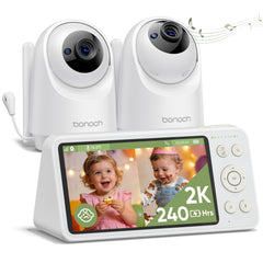 bonoch 2K Baby Monitor with Camera and Audio