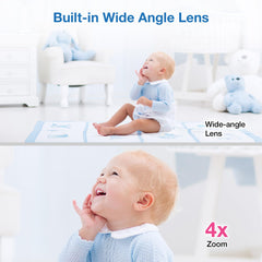 Baby Monitor – 5" HD, 1080P, WiFi App, PTZ, Night Vision, Motion & Sound Detection