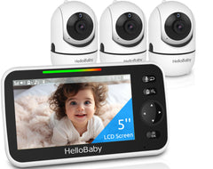 No-WiFi 2-Camera PTZ Baby Monitor