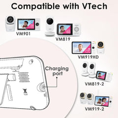 Charger – 5V, Compatible with VTech VM901/VM819/VM919HD Parent Unit, 5ft Cord