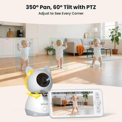 2K WiFi Baby Monitor with 5-Inch Screen