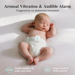2.5K Smart Baby Breathing Monitor with Motion Tracking, Vibration Alerts & No Monthly Fee System