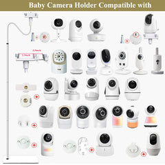 Baby Monitor Floor Stand – Adjustable Mount, Universal Compatibility