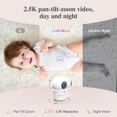 Baby Monitor – 2.5K PTZ, Breathing & Cry Detection, Indoor Camera