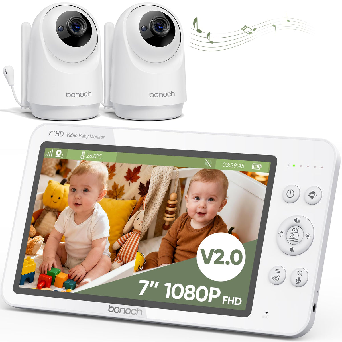 Baby Monitor – 7" Split Screen