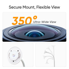 Monai 4K WiFi Baby Monitor with Camera and Audio, Smart App, AI Pan-Tilt