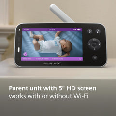 1080p Smart Baby Monitor with SenseIQ Sleep & Breathing Tracking, App Control & Cry Detection